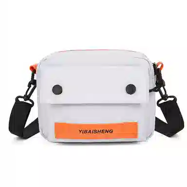 彤彤兔 日韩潮流简约可爱 尼龙 单肩斜挎包 男女同款情侣款 黑色/白色/浅灰/卡其