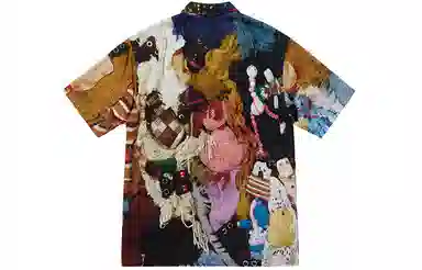 Supreme FW18 Mike Kelley Rayon Shirt