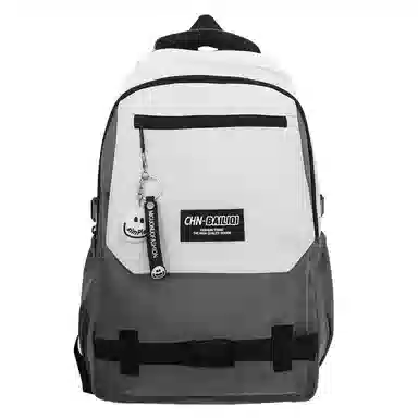 醇龙 百搭撞色旅游减负轻便 尼龙 双肩包 男女同款情侣款 多色