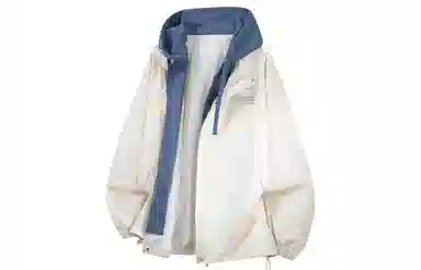 王者荣耀 鲁班七号星空梦想款 日系复古反光银字母纯色假两件连帽抽绳休闲宽松防风户外百搭长袖夹克外套 男女同款