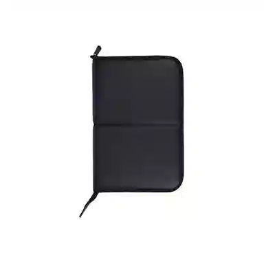 米甜兔 黑色折叠化妆包 便携