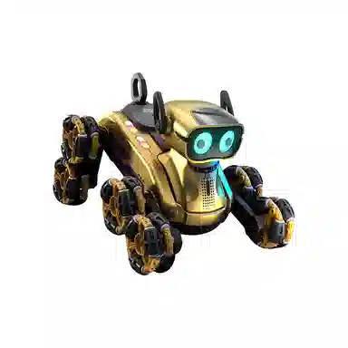 蒙柯 八轮特技机械狗 电动感应智能机器狗 遥控玩具