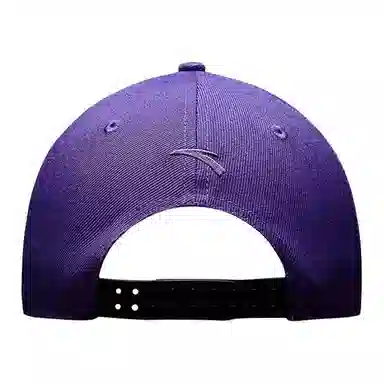 超级安踏 欧文 篮球系列 刺绣徽标 腈纶 鸭舌帽 男女同款情侣款 诺雅紫