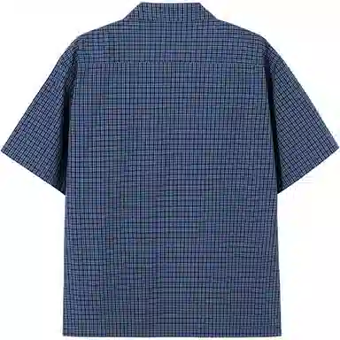 PSO Brand Plaid Woven Embroidered Dog Shirt