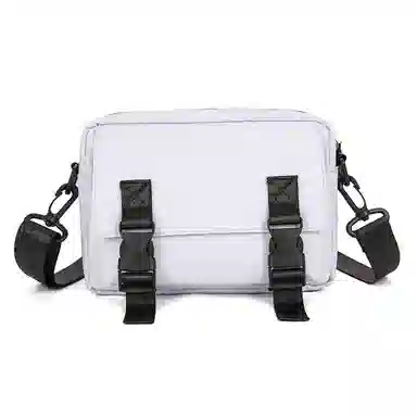 彤彤兔 纯色港风街头潮牌时尚工装 尼龙 单肩包斜挎包 男女同款情侣款 多色