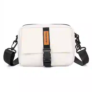 彤彤兔 韩版时尚潮流 尼龙 单肩斜挎包 男女同款情侣款 黑色/白色/卡其/浅灰