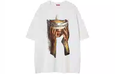 REXSHION Vintage Streetwear Painted T-Shirt
