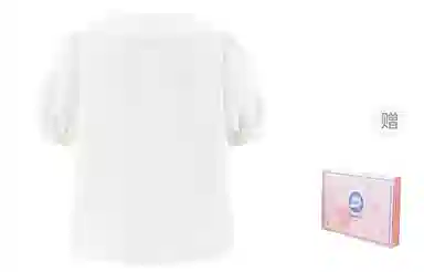 东鲸岁时记 纯色娃娃领设计感小众短袖衬衫 女款 白色