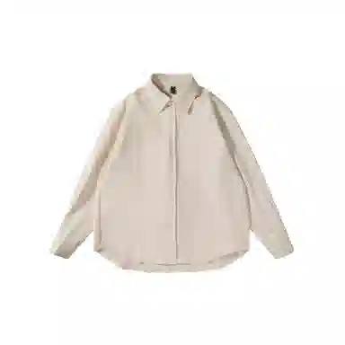 我是大卫 高级感竖条纹理轻熟风百搭免烫商务长袖衬衫 男女同款