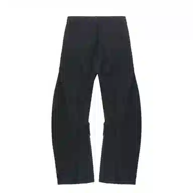 URS GGON Basic Loose Fit Pants Black