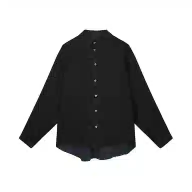 速写 纯色简约日常宽松长袖衬衫 男款