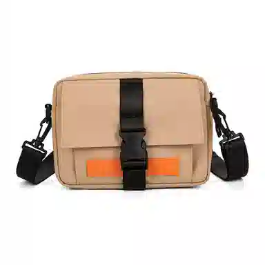 彤彤兔 时尚 尼龙 单肩包 男女同款情侣款 黑色/白色/卡其色