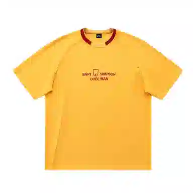 The Simpsons Retro Cartoon Embroidered T-Shirt