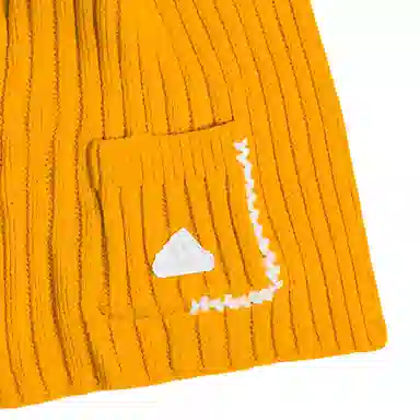 adidas Logo Acrylic Scarf Yellow