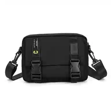 彤彤兔 工装风休闲潮流 尼龙 斜挎包 男女同款情侣款 黑色/白色/卡其色