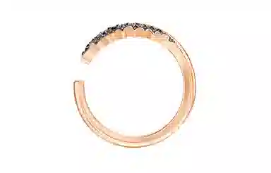 Swarovski Naughty Feather Ring Black