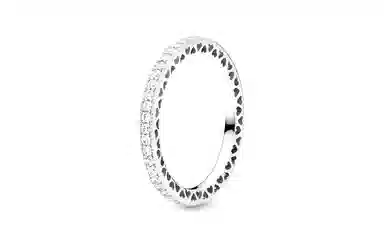 Pandora Sparkling Heart Ring