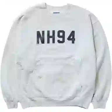 NEIGHBORHOOD Distressed Letter Print Hoodie
