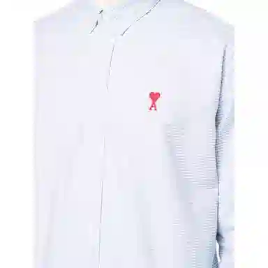 AMIPARIS De Coeur Long Sleeve Shirt Blue