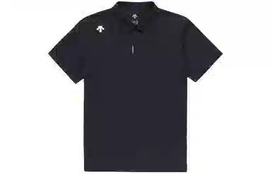 DESCENTE Logo Print Polo Shirt