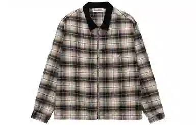 Stussy FW23 FRANK PLAID ZIP SHIRT