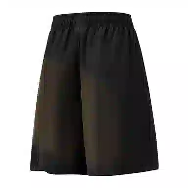 兰缪 美式复古纯色高街风基础款山系户外跑步骑行健身日常柔软通勤亲肤舒适透气运动裤系带宽松冰丝凉感速干五分裤休闲短裤 男女同款