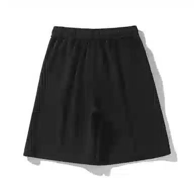 海尔斯 美式高街纯色舒适中腰系带百搭宽松休闲短裤 男款