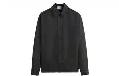 KITH SS23 Pinstripe Linen LS Boxy Overshirt