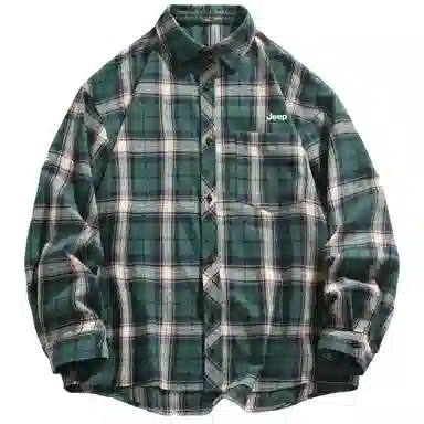 Jeep Plaid Oversized Shirt