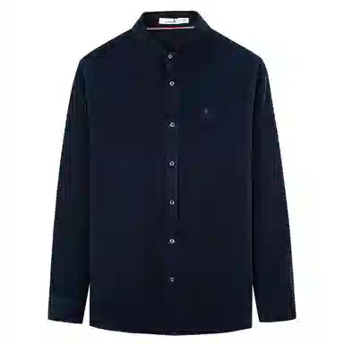 与狼共舞 潮流时尚百搭灯芯绒复古学院成熟风舒适宽松长袖衬衫 男款