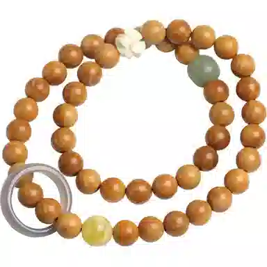 木盛缘 【上岸有钱花】精品高抛光珠招财纳福转运佛珠文玩盘串国潮百搭#好运 库克 手串 男女同款情侣款