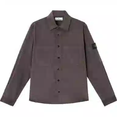 Stone Island Corduroy Shirt Carbon Grey