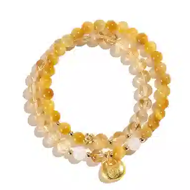 玄唐 双圈串珠高级感 虎眼石 手串 女款