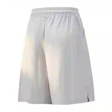 兰缪 美式复古高街风纯色基础款山系户外跑步骑行健身日常柔软通勤亲肤舒适透气运动直筒宽松冰丝凉感速干五分裤休闲短裤 男女同款