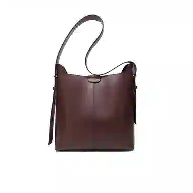 稻草人 高级感简约时尚通勤腋下百搭复古实用上班族 聚氨酯 斜挎包 常规 女款 棕色/咖色