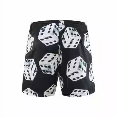 物质公式 美式复古高街不过膝三分裤撸铁健身运动跑步透气网口舒适柔软透气篮球裤 男女同款