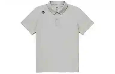 DESCENTE Logo Print Polo Shirt