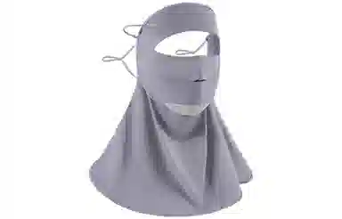 优幽兰 时尚百搭遮全脸防紫外线休闲简约纯色高级感骑行脸基尼护颈部透气遮阳开车必备 锦纶 防晒面罩 女款