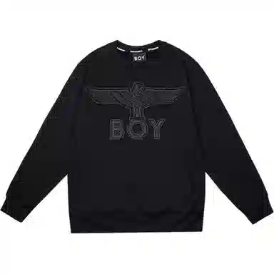 Boy London Loose Fit Logo Crewneck Sweatshirt Black