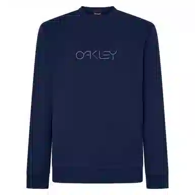 Oakley Embroidered Logo Crewneck Sweatshirt Navy