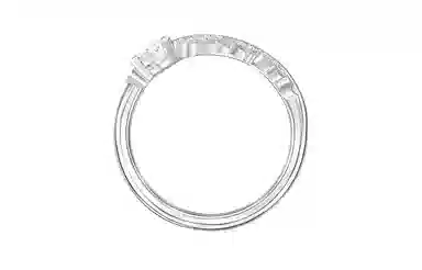 Swarovski NICE Feather Ring