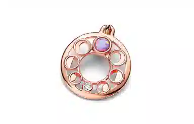 Pandora Crescent Moon Pendant Rose Gold