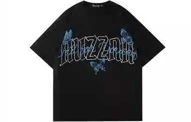 Huzzah Letter Print T-Shirt