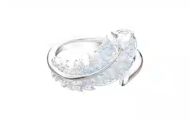Swarovski NICE Feather Ring