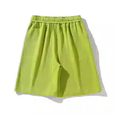 海尔斯 美式高街纯色舒适中腰系带百搭宽松休闲短裤 男款