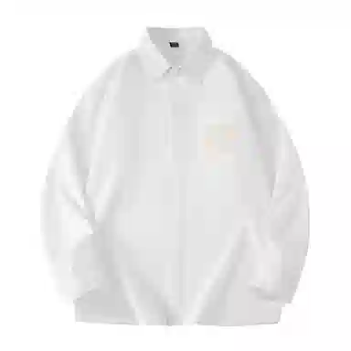 棉致 纯色简约通勤基础百搭长袖衬衫 男女同款