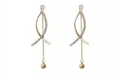 Westisland S925 Silver Cross Earrings