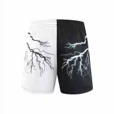 物质公式 美式复古高街不过膝三分裤撸铁健身运动跑步透气网口舒适柔软透气篮球裤 男女同款