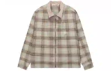 Stussy FW23 FRANK PLAID ZIP SHIRT