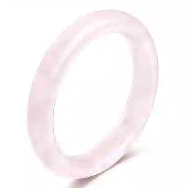 翡翠王朝 【一物一证】樱花粉冰透 逃之夭夭 轻奢设计款 少女粉佩戴款 马达加斯加高冰透亮 母亲 女神专属款  水晶 手镯 女款